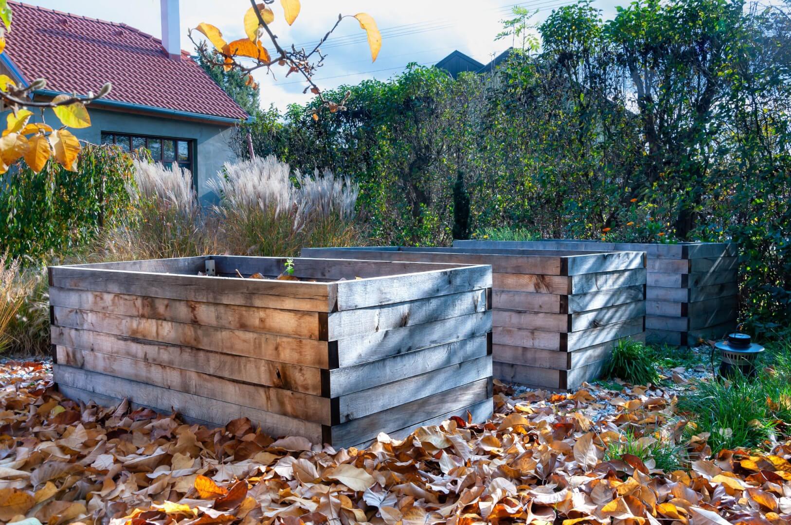 Dubový vyvýšený záhon 2x1x0,7m