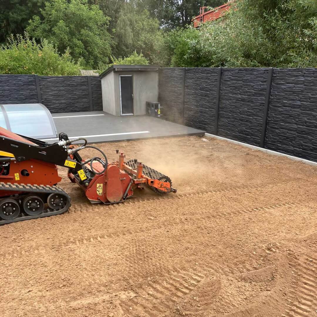 zakladač trávníku